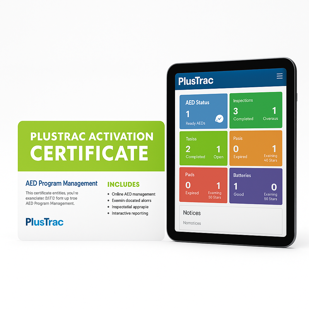 ZOLL PlusTrac™ AED Program Management — 1 Year Subscription (Single AED)