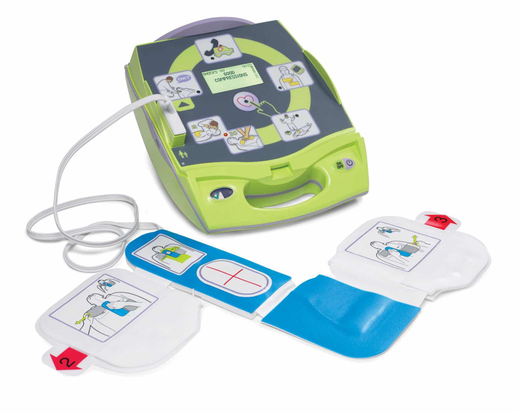 ZOLL AED Plus™ Semi-Automatic Defibrillator — Includes CPR Uni-padz & Rescue Kit