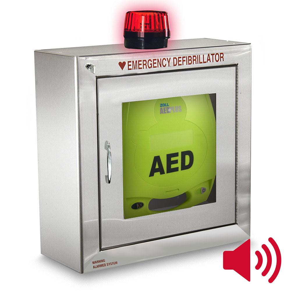 ZOLL AED Plus® Standard Wall Cabinet with Alarm