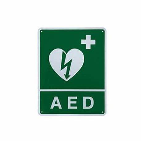 ILCOR Flush Wall Sign (AED)